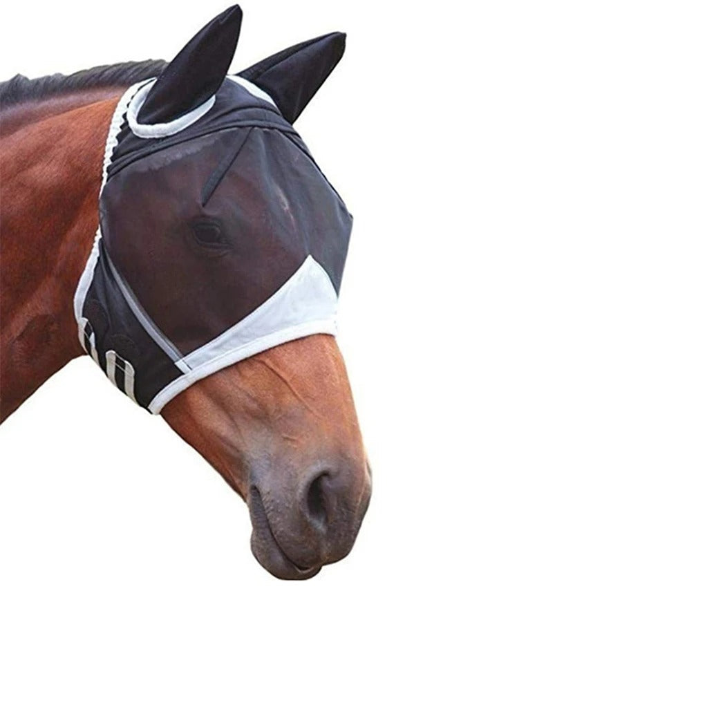 ProHorse Fliegenmaske für Pferde - Verstellbar & Atmungsaktiv